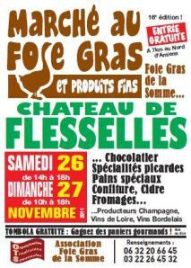 marche au foie gras au chateau de flesselles vins et mets à dreuil les amiens 80 somme picardie